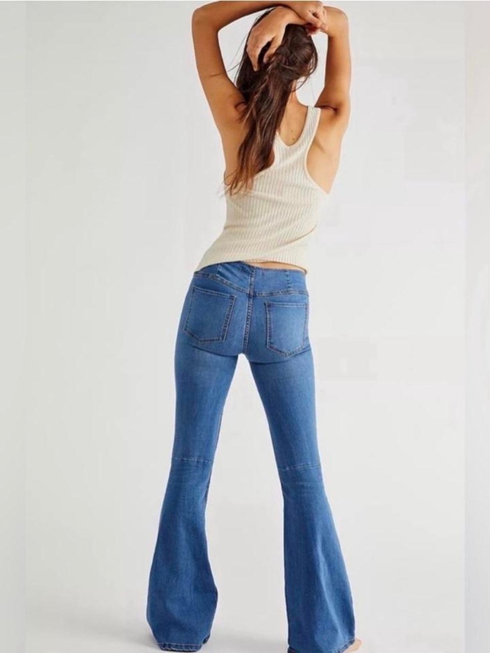 Free People Penny Pull On Flare Jeans Size 28